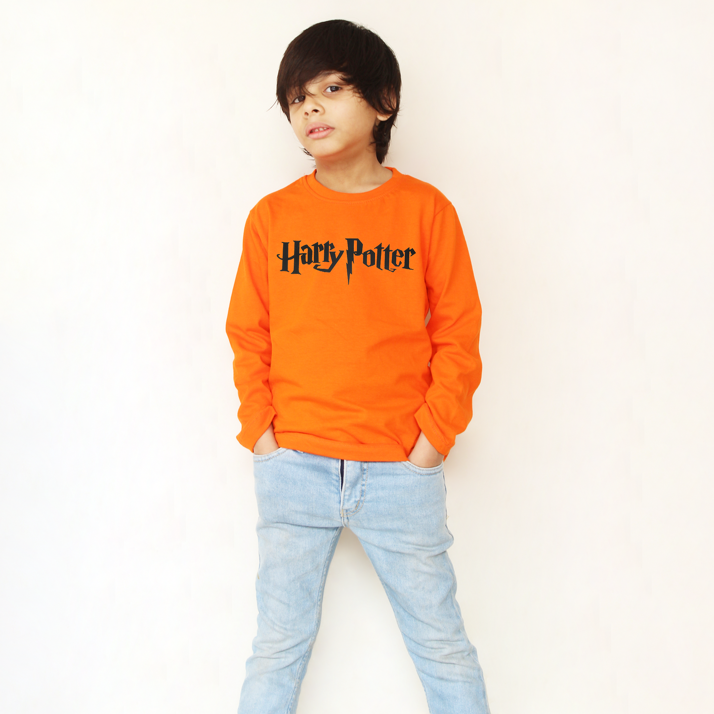 Orange Harry Potter full sleeves t-shirt for boys & girls
Kids Harry Potter round neck t-shirt long sleeve
Harry Potter t-shirt orange unisex kids fashion
orange full sleeves t-shirt