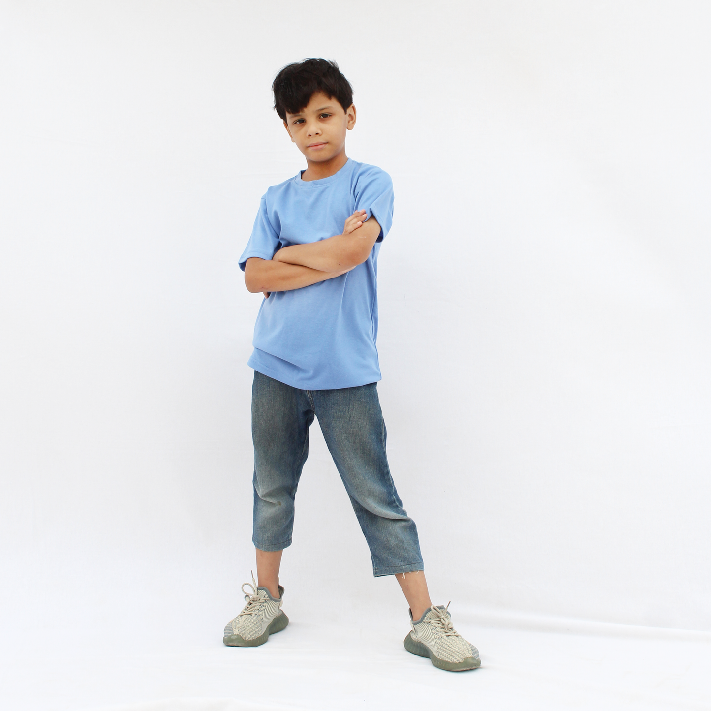 ky blue cotton t-shirt for school boys and girls
Round neck kids t-shirt in sky blue everyday wear
Casual sky blue unisex t-shirt for children summer
Soft breathable fabric sky blue kids t-shirt Pakistan
