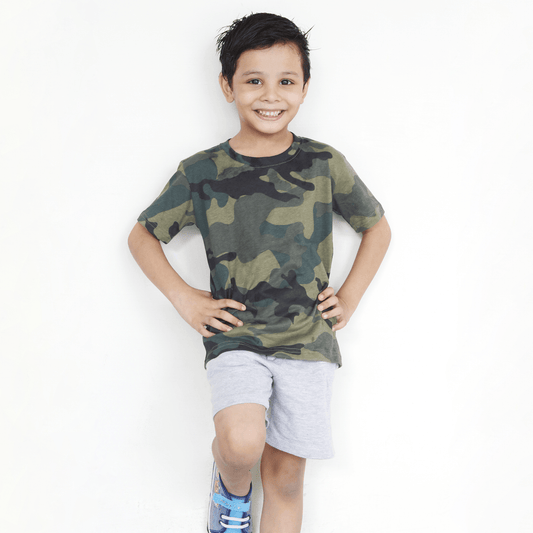 Camouflage T-Shirt For Boys & Girls Kids - The Shop.