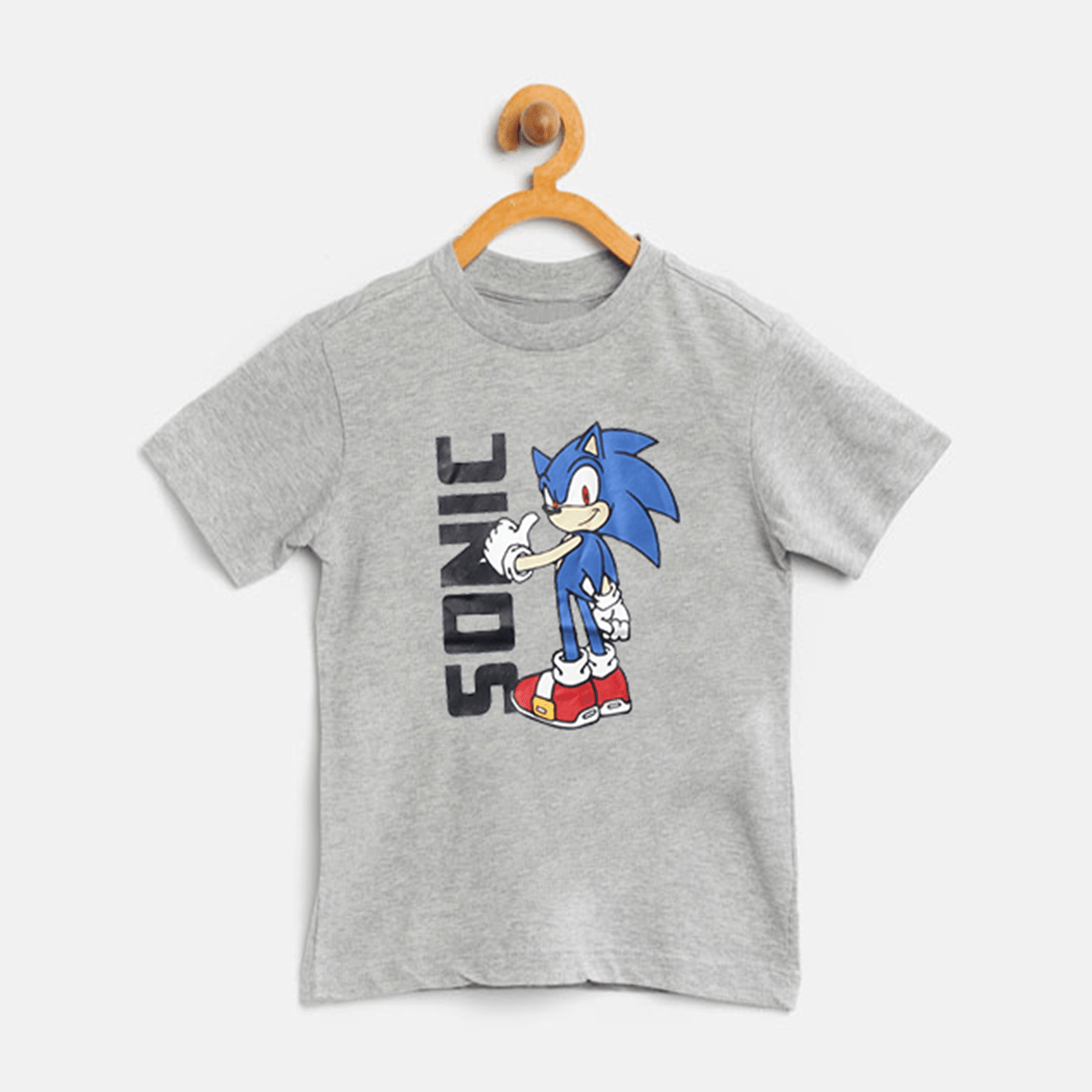 Grey SONIC T Shirt For Boys & Girls Kids - The Shop.