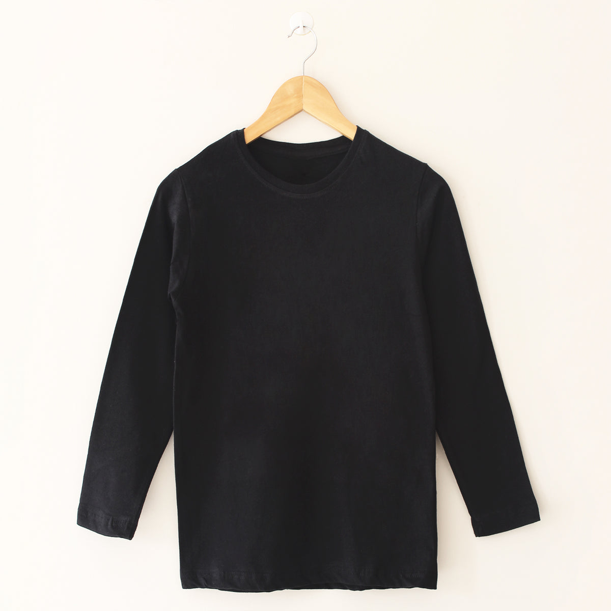Full Sleeves Black T-Shirt