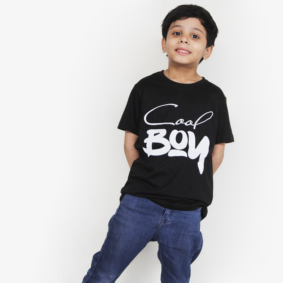 COOL BOY Black T Shirt