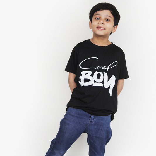 COOL BOY Black T Shirt