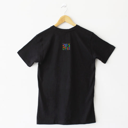 STOP HATE Black T Shirt