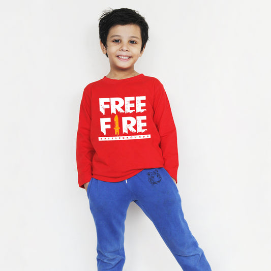 Free Fire T Shirt For Boys & Girls Kids