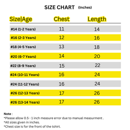 the shop kids tshirt size chart
kids tshirt size guard
how to measure kids tshirts