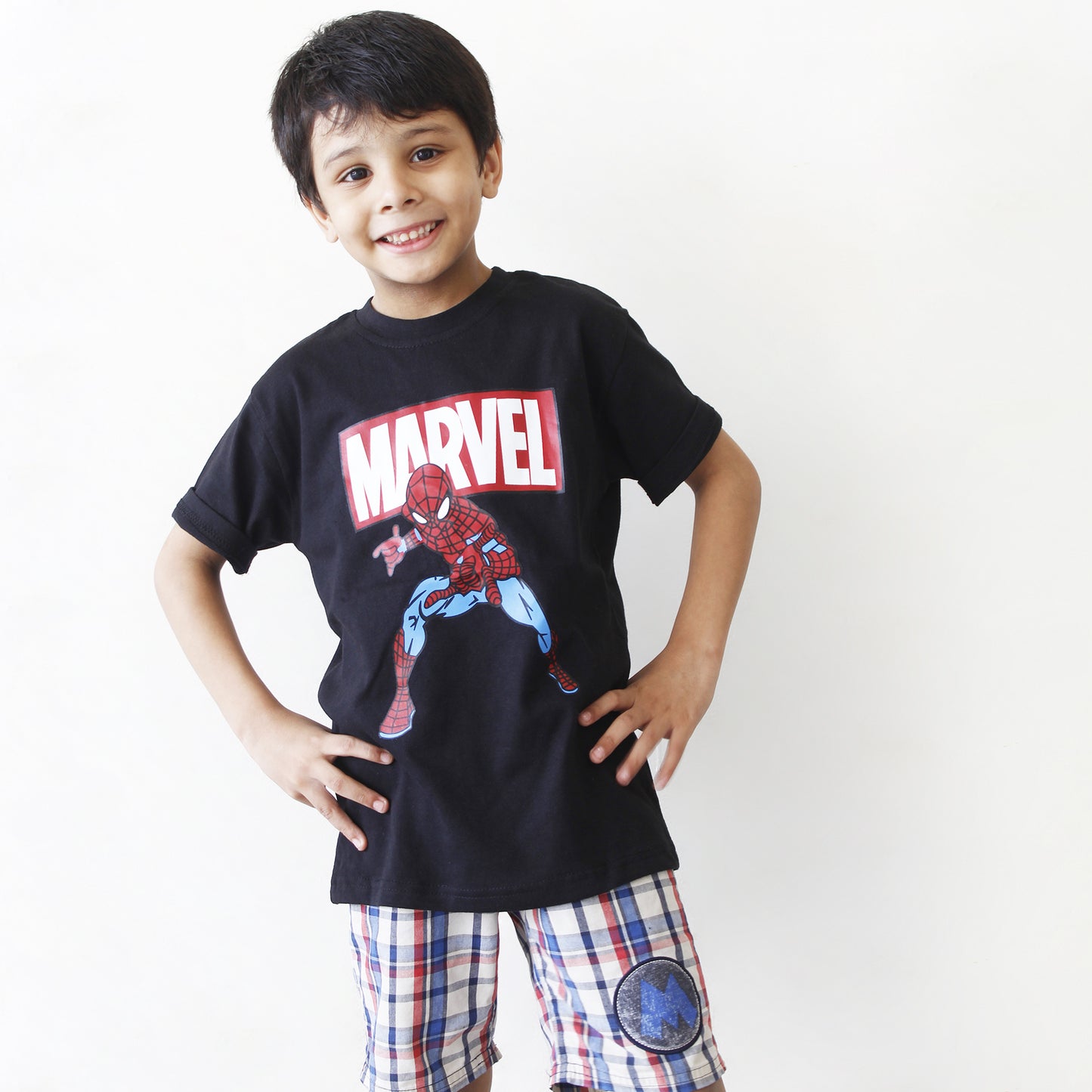 Black MARVEL T-Shirt