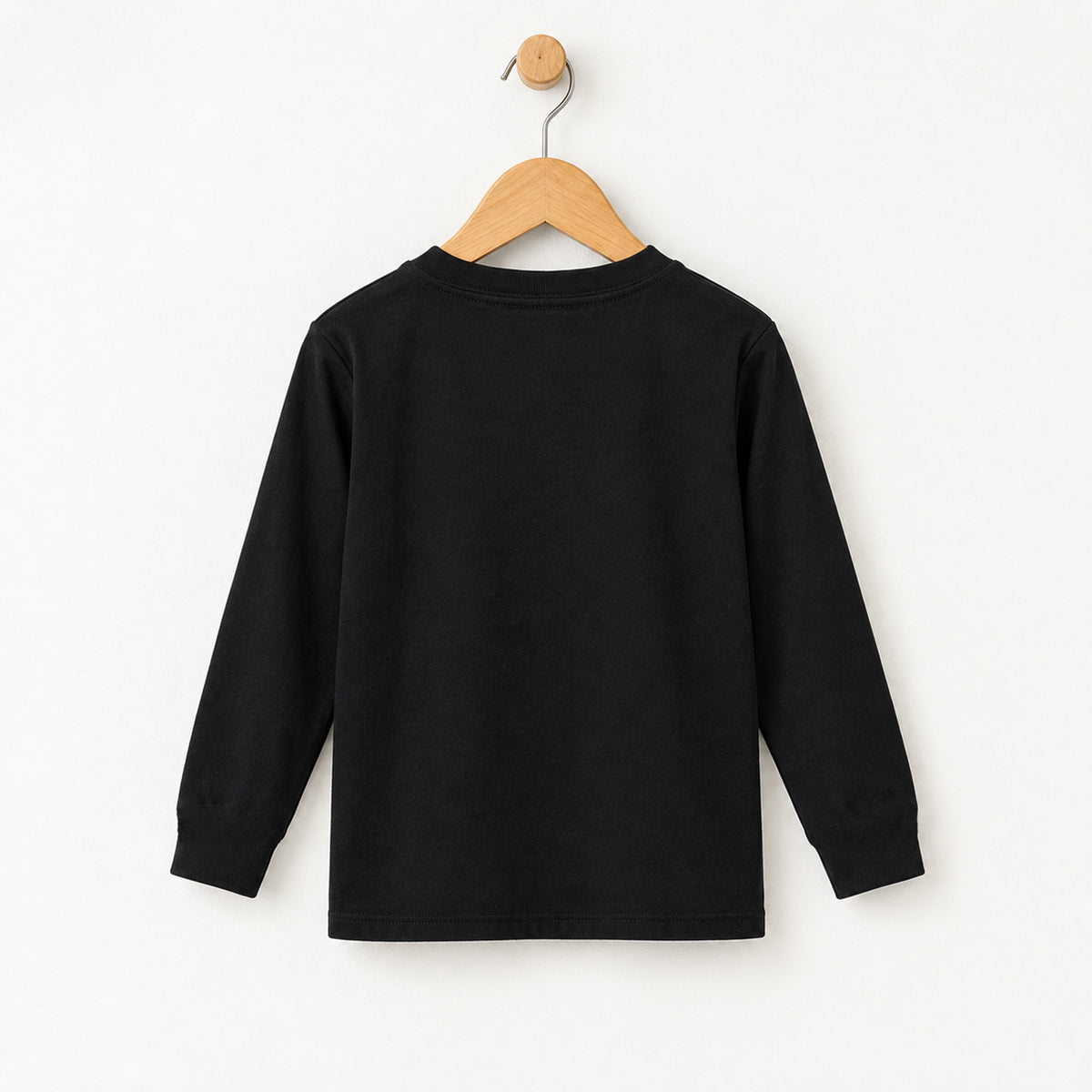 Black Full Sleeves Daisy T-Shirt
