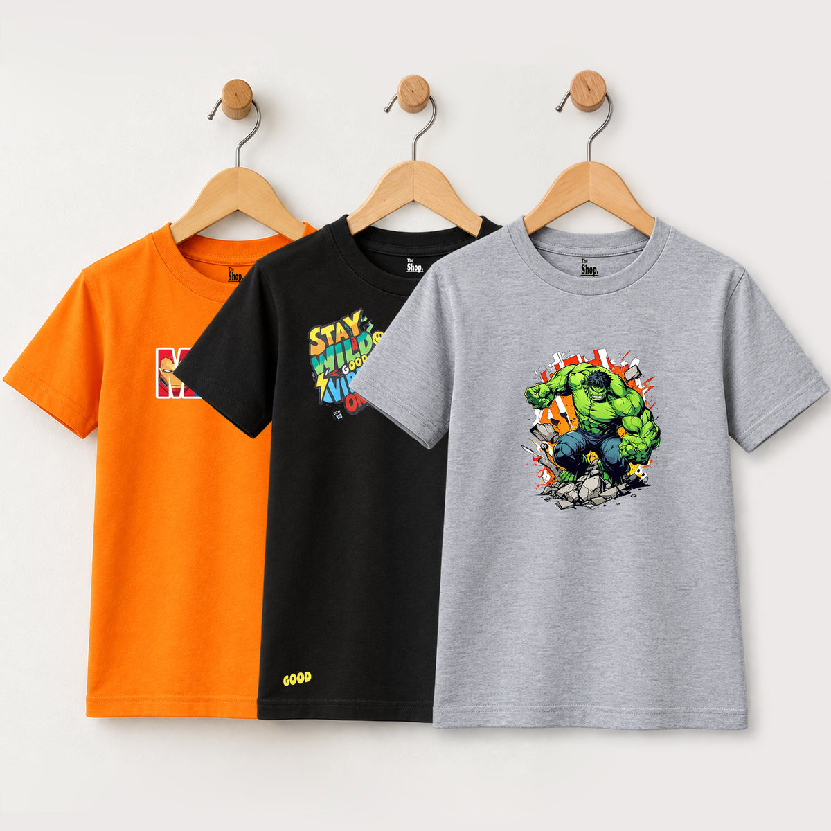 Pack Of 3 - Graphics T-Shirts