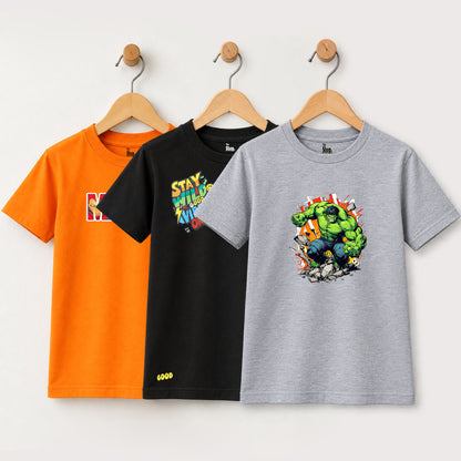 Pack Of 3 - Graphics T-Shirts