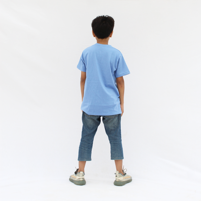 Affordable sky blue t-shirt for boys & girls casual look
Trendy plain sky blue t-shirt for kids half sleeves
Sky blue everyday wear t-shirt for boys and girls