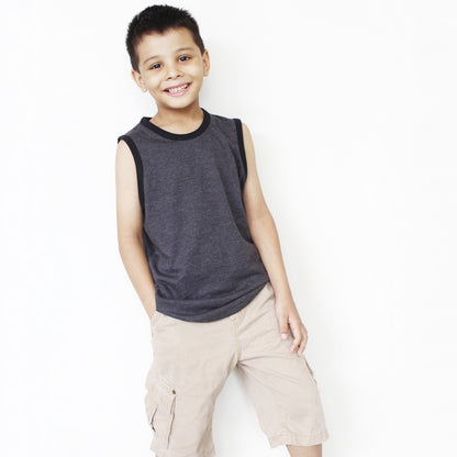 Grey Tank Top Sando
