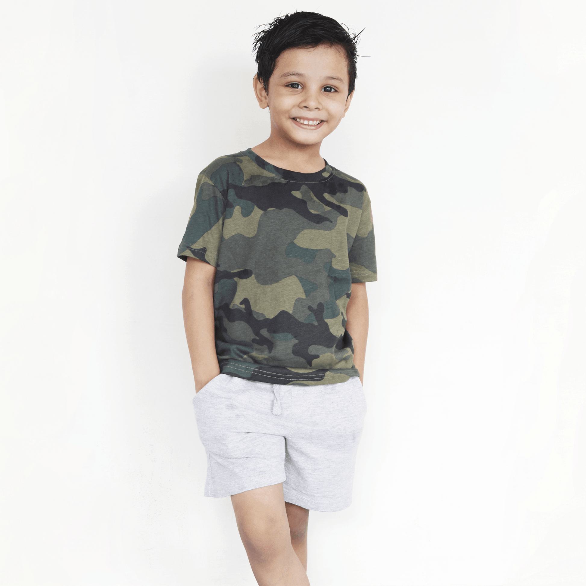 Camouflage T-Shirt For Boys & Girls Kids - The Shop.