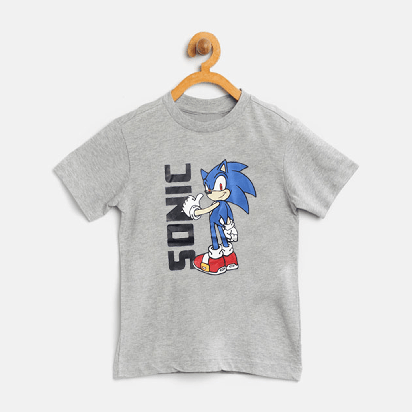 Grey SONIC T Shirt For Boys & Girls Kids - The Shop.