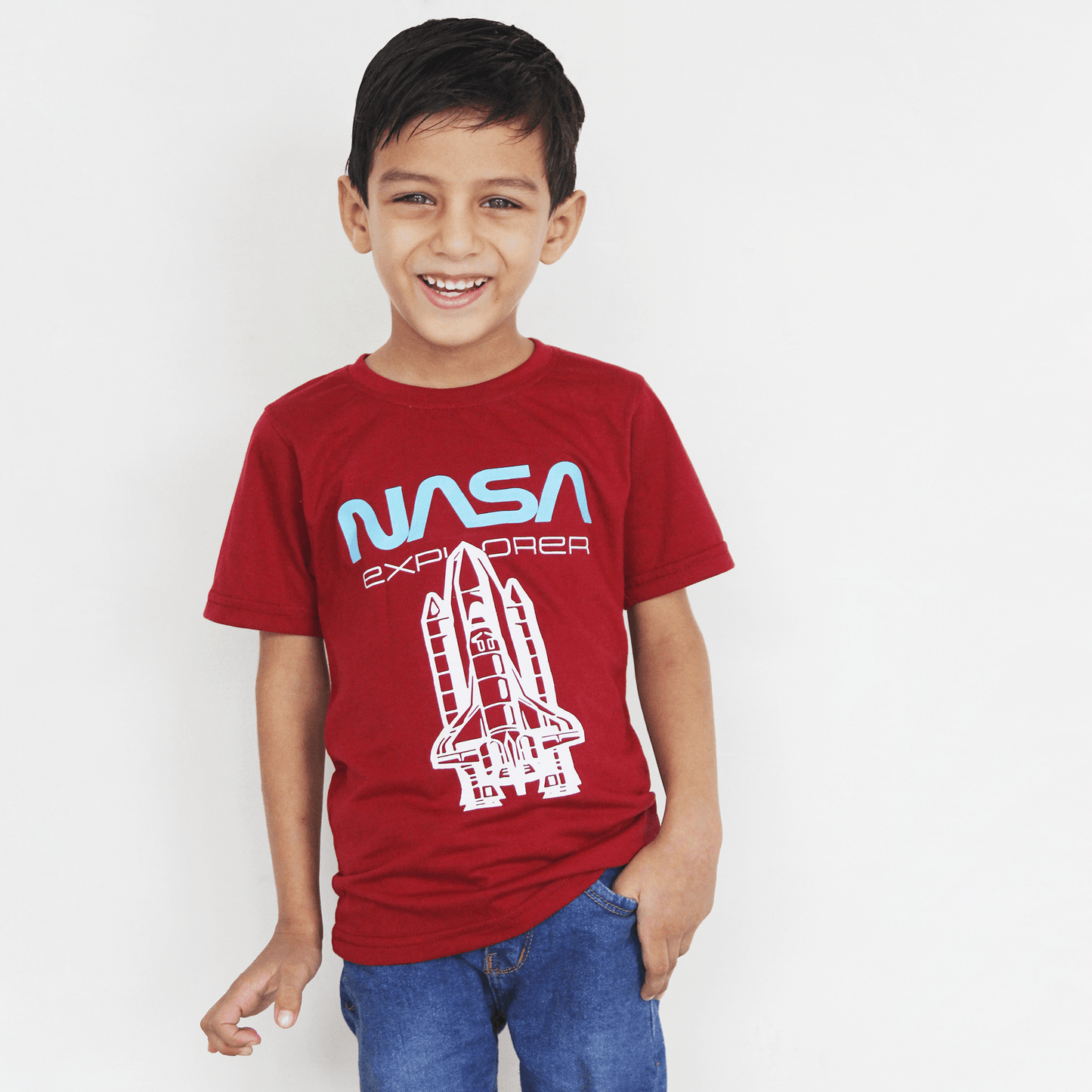 Multicolor NASA T Shirt For Boys & Girls Kids - The Shop.