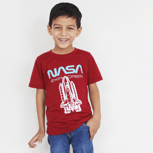 Multicolor NASA T Shirt For Boys & Girls Kids - The Shop.
