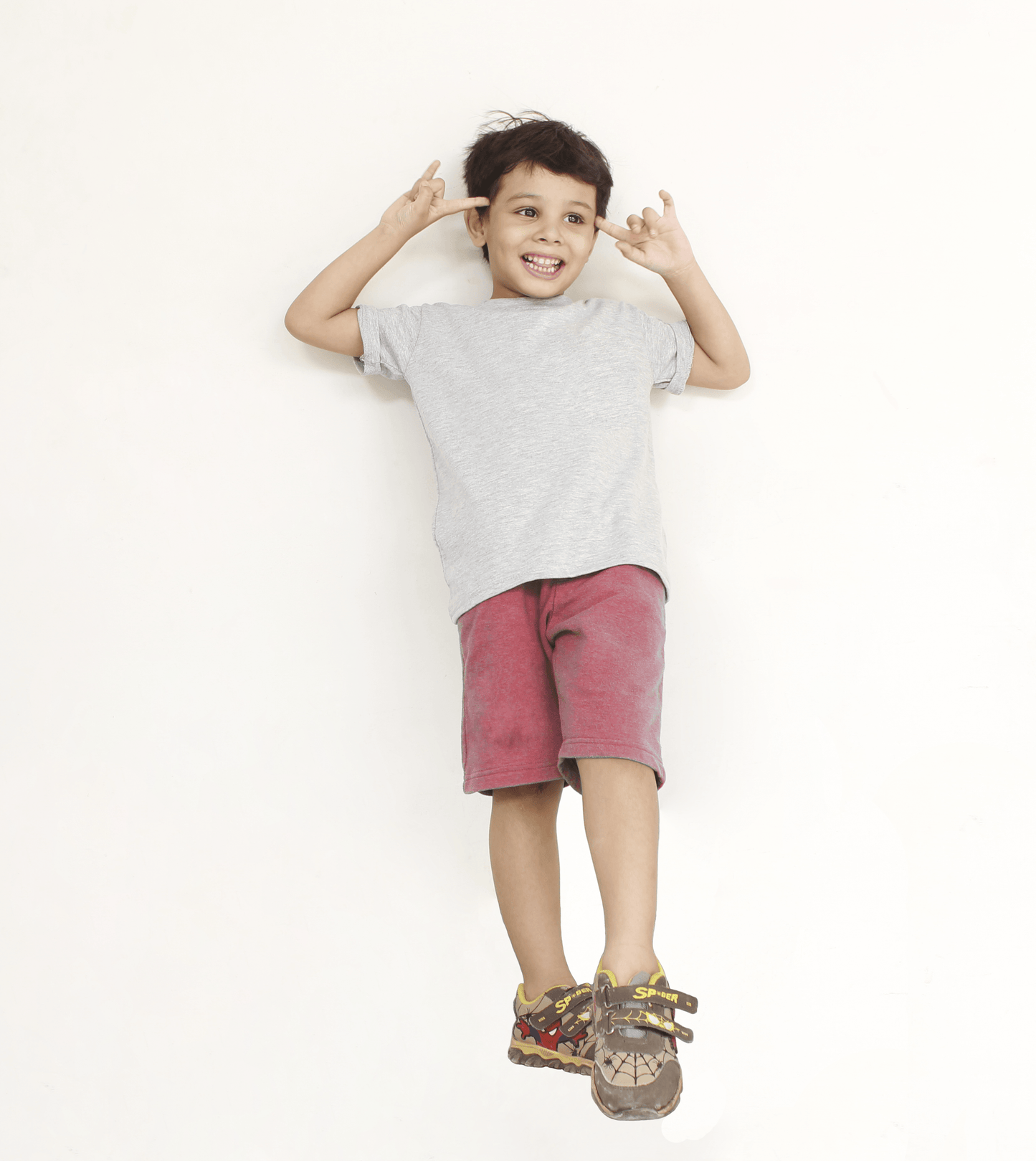 Heather Grey Basic T Shirt For Boys & Girls Kids - The Shop.