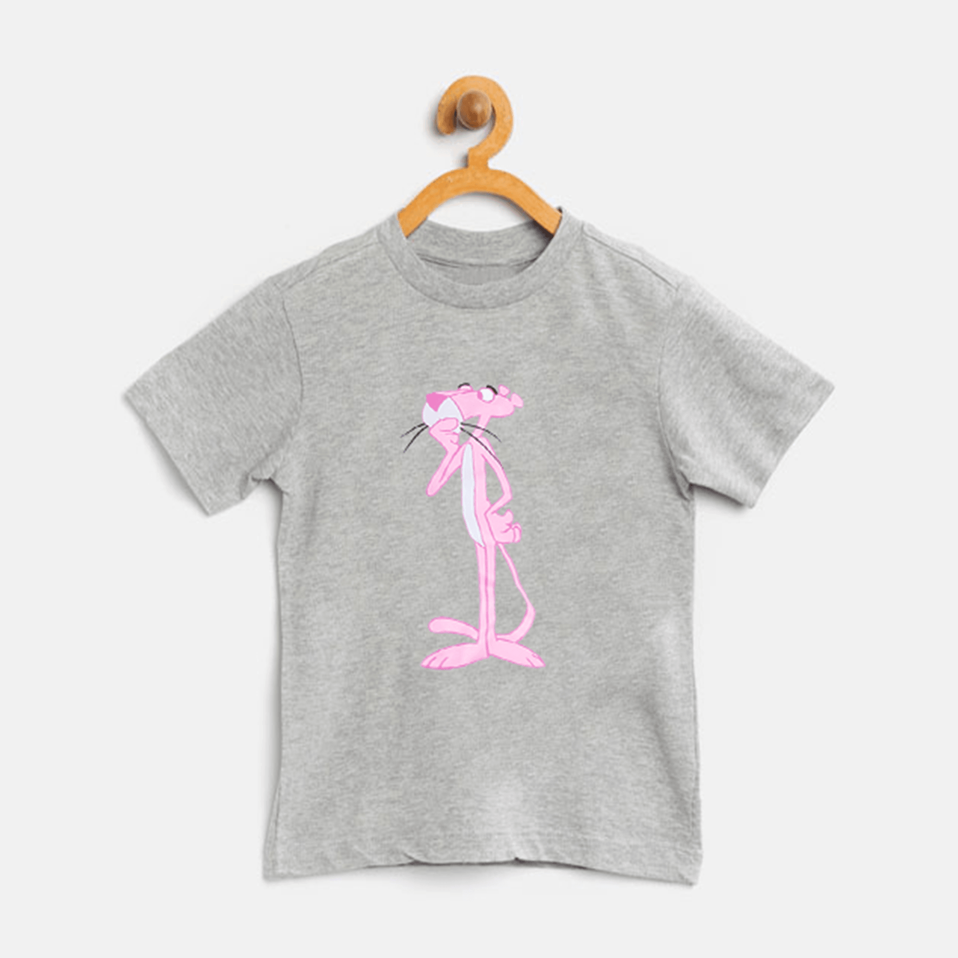 Cartoon Grey T-Shirt For Boys & Girls Kids - The Shop.