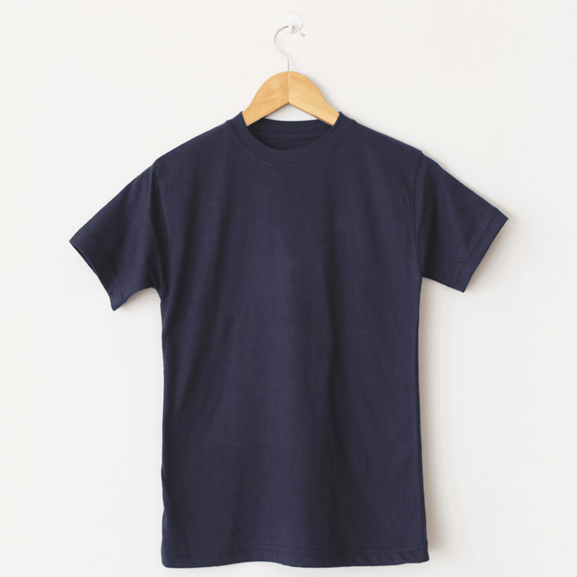 Pack Of 3 - Basic T Shirts, Navy Red White - The Shop.