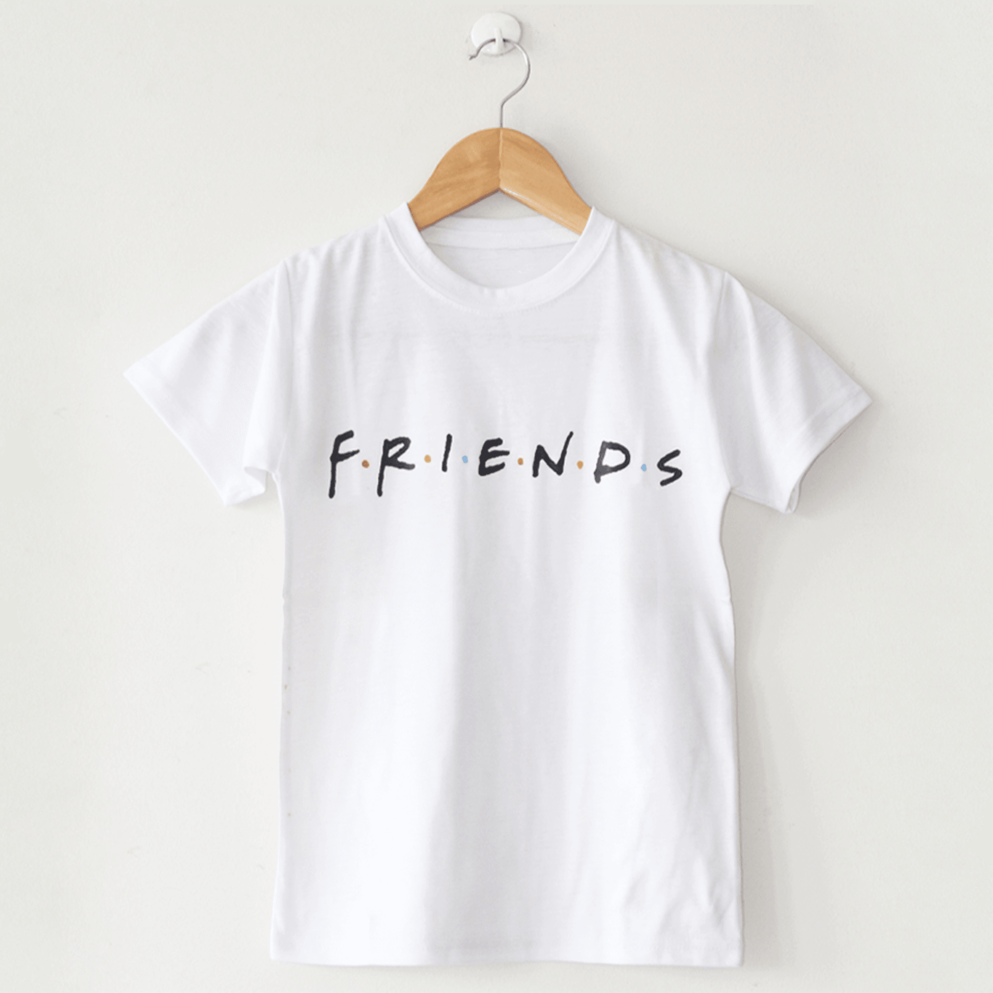 White FRIENDS T-Shirt - The Shop.