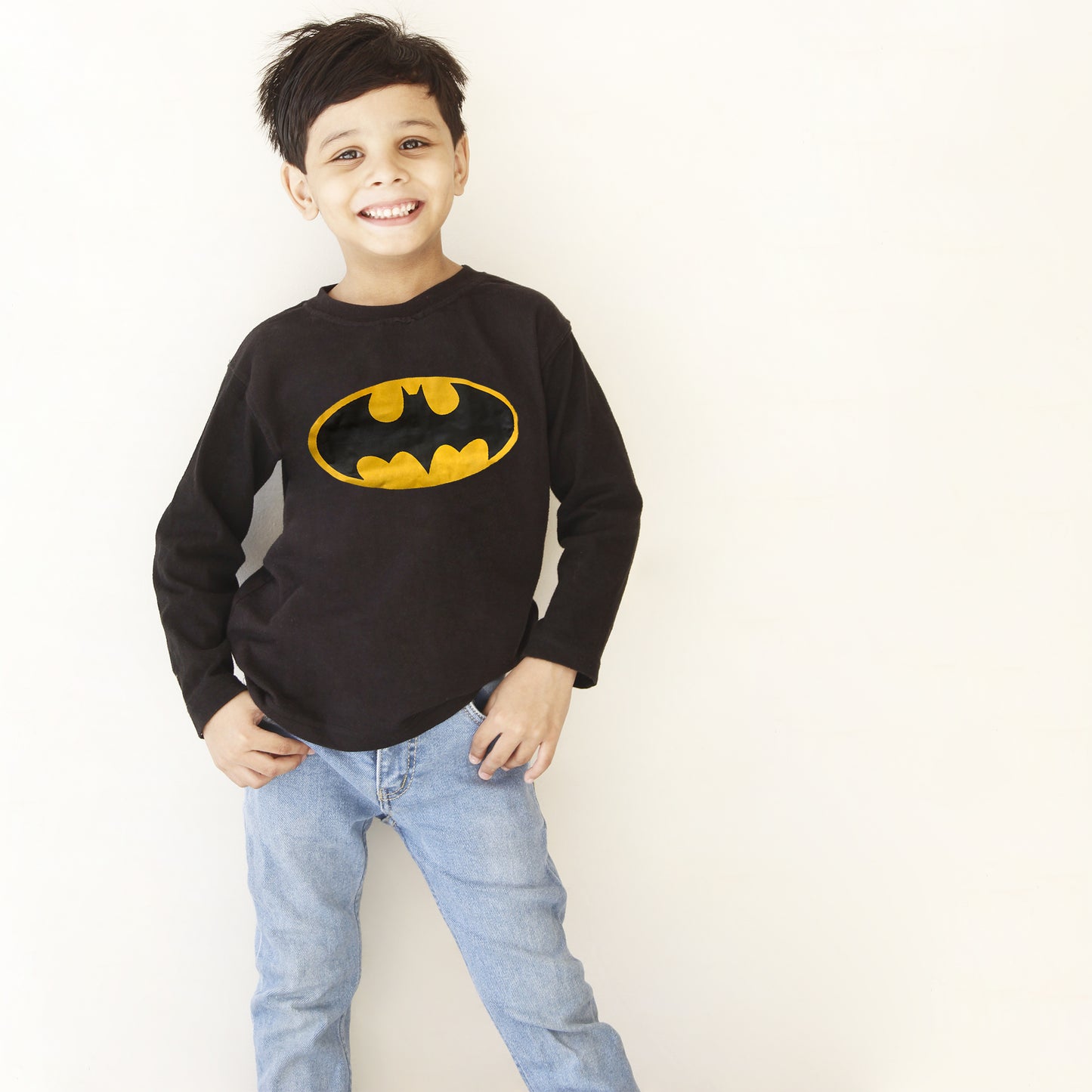 Pack Of 3 - Full Sleeves Super Hero T-Shirt, Superman, Batman, Flash
