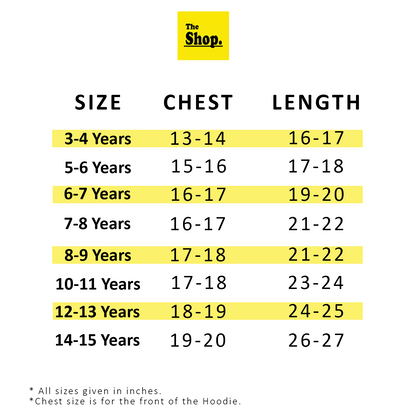 Fleece ZipUp Black Hoodie For Boys & Girls Kids - The Shop.