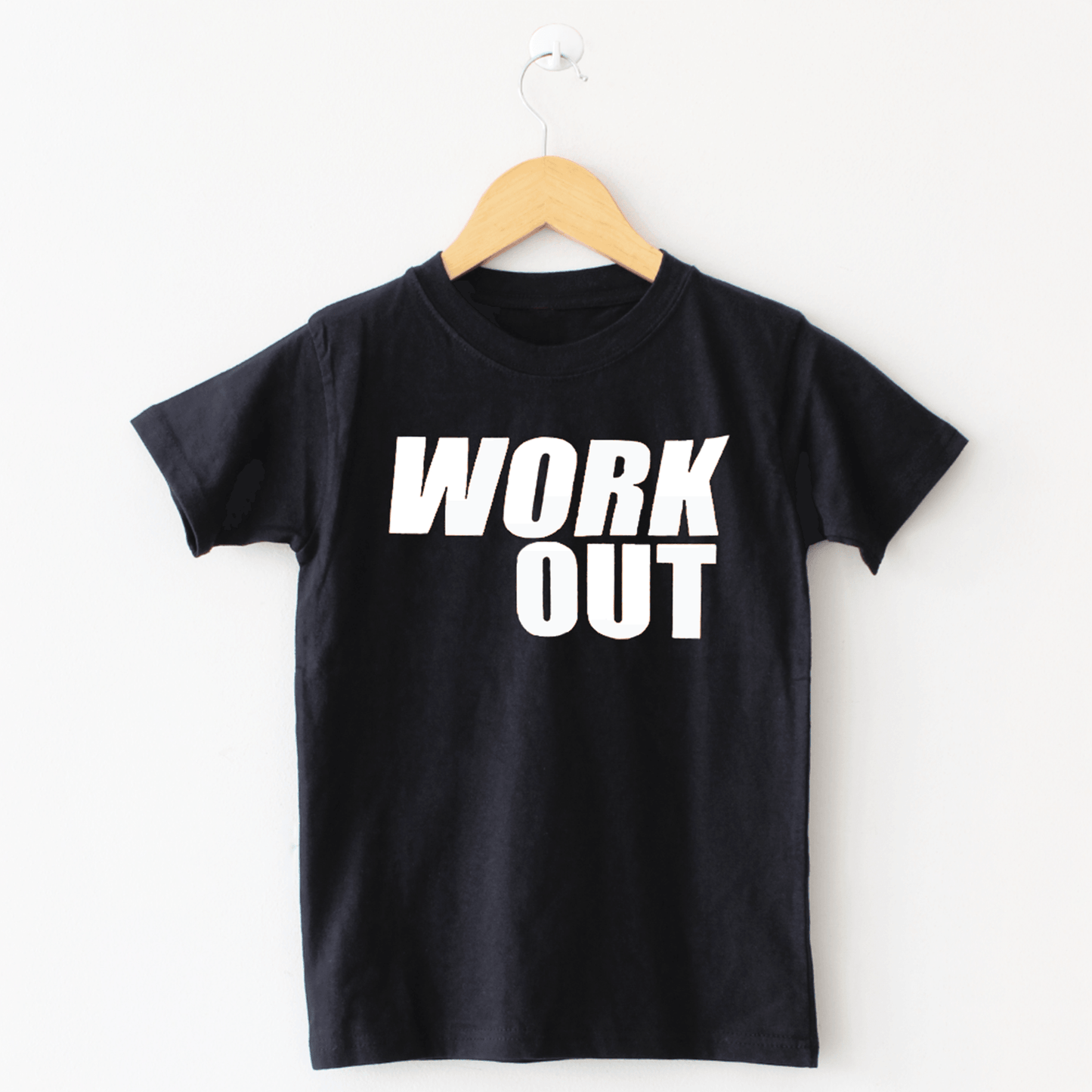 WORKOUT Black T Shirt - The Shop.