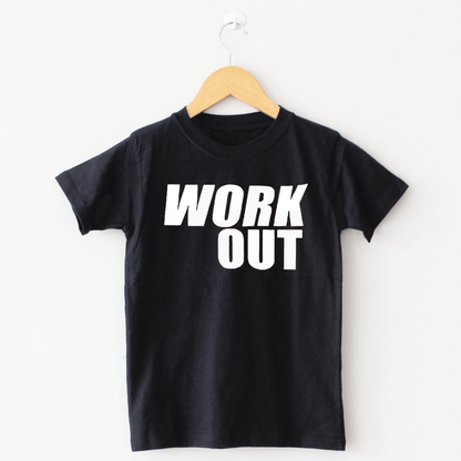 WORKOUT Black T Shirt - The Shop.