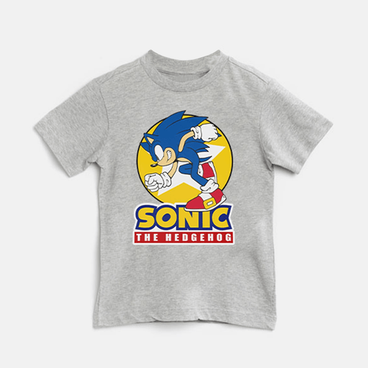 SONIC Grey T Shirt For Boys & Girls Kids - The Shop.