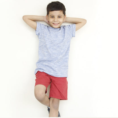 Blue Texture T Shirt