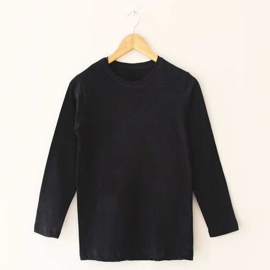 Full Sleeves Black T Shirt