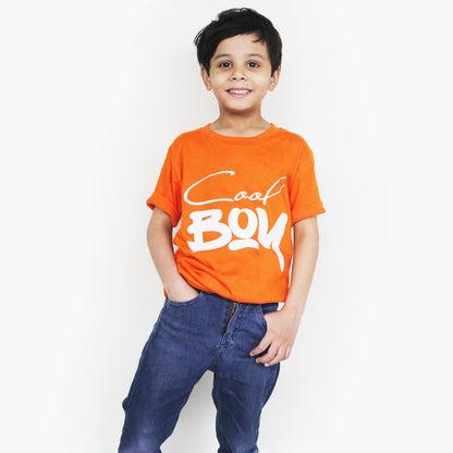 Orange  T Shirt, COOL BOY