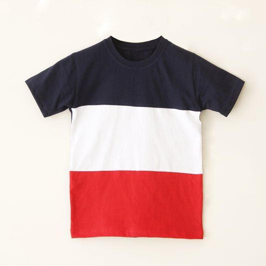 Multicolor Panel T Shirt