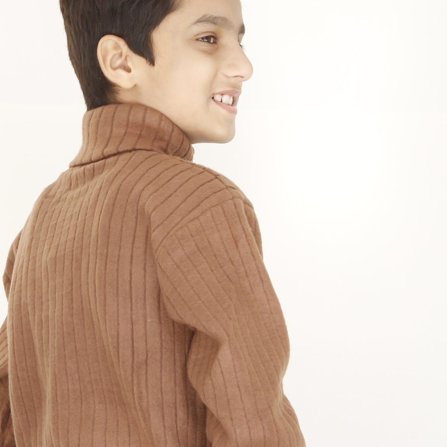 Brown High Neck For Kids (Boys & Girls)