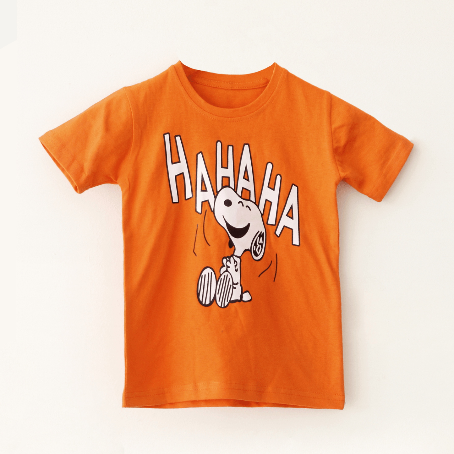 Orange Snoopy T Shirt For Boys And Girls Kids - The Shop.