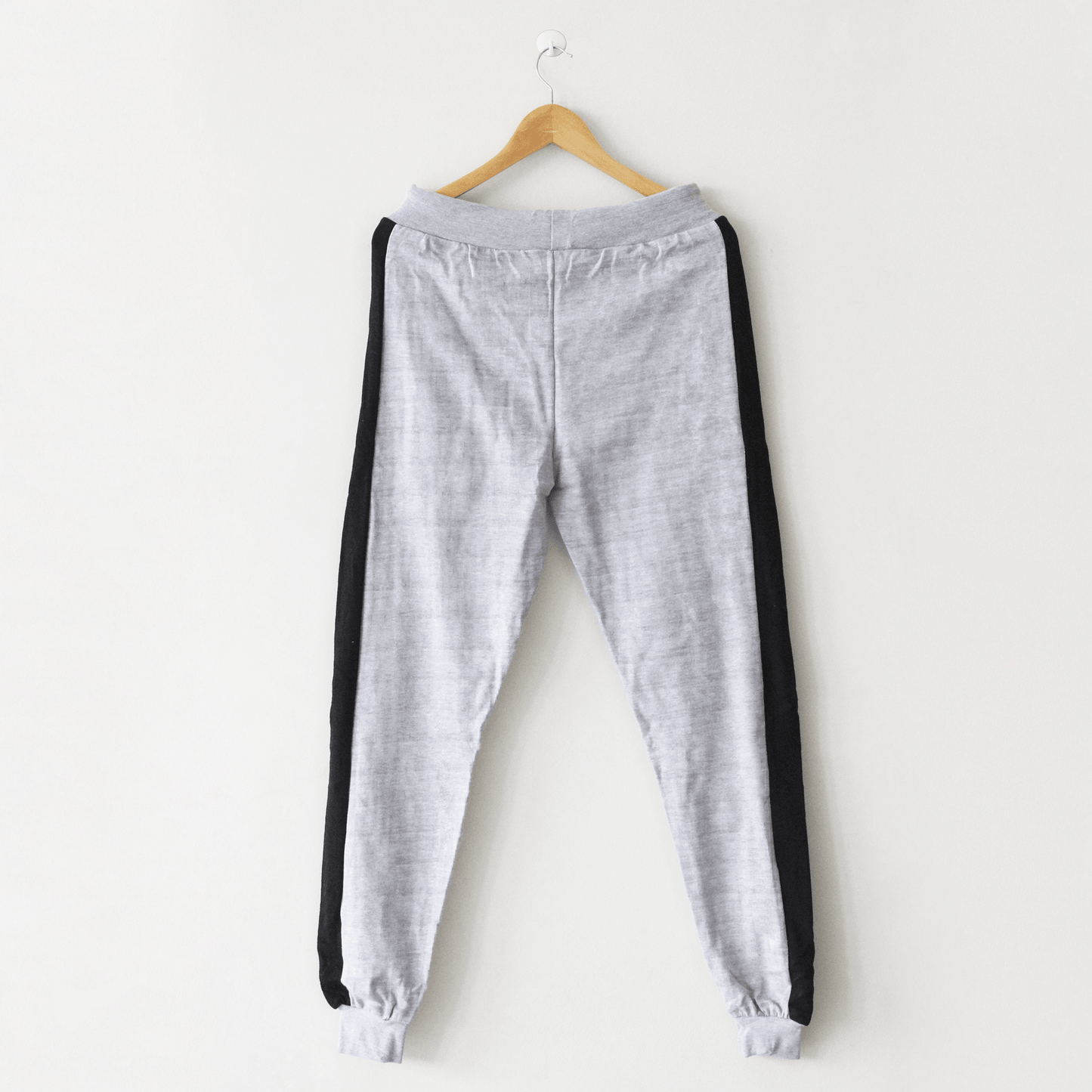 French Terry Grey Side Stripe Trouser - The Shop.