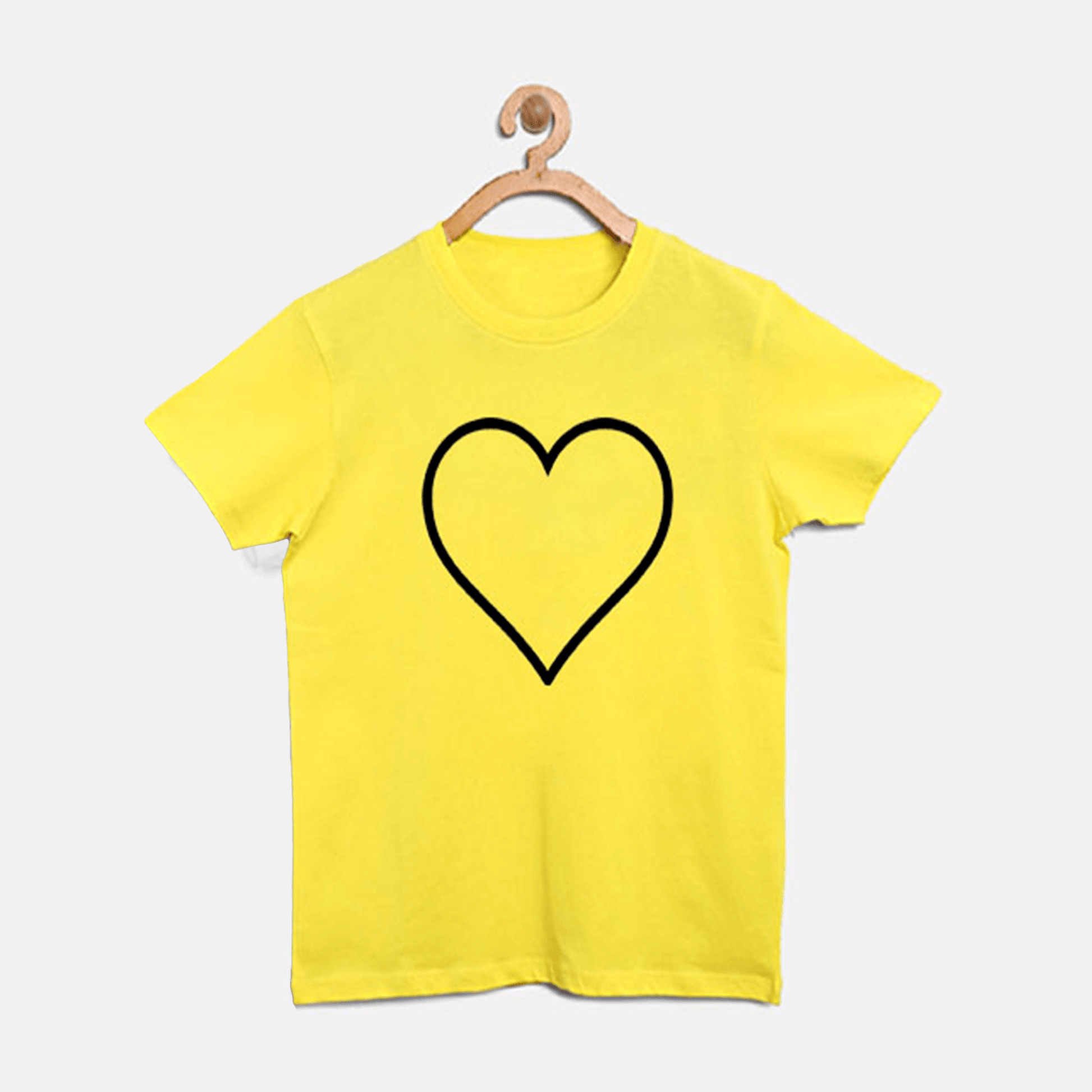 Pack Of 3 - Kitty Heart & Daisy T Shirt For Girls, White Yellow Grey - The Shop.